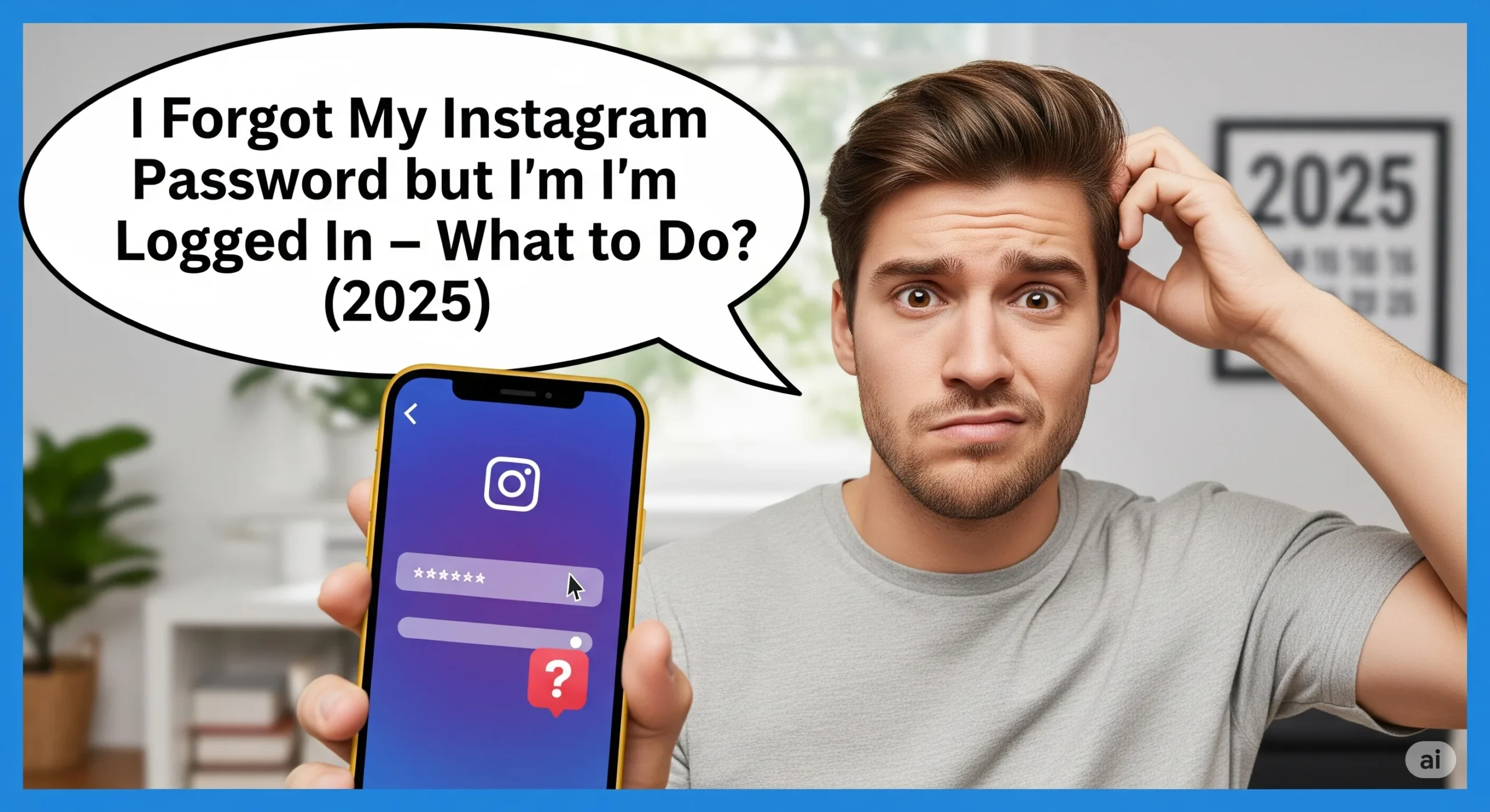 I Forgot My Instagram Password but I’m Logged In – What to Do? (2025)